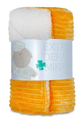 Deka OVEČKA® - Manžestr 150x200 cm - ORANŽOVÁ