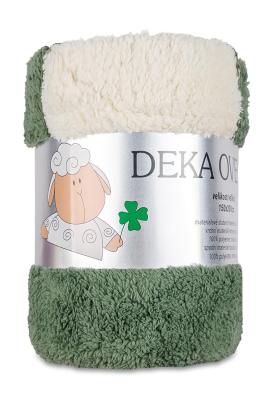 Deka OVEČKA® - Ovečka 150x200 cm – LESNÍ ZELENÁ