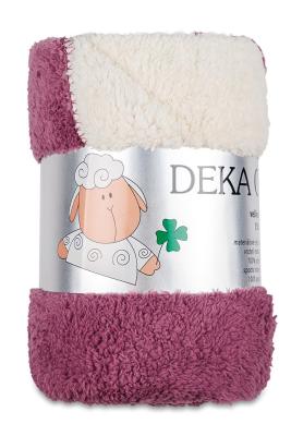 Deka OVEČKA® - Ovečka 150x200 cm – TMAVĚ FIALOVÁ