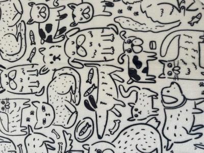 Deka OVEČKA® - mikroflanel tisk 140x200 cm, pes a kočka