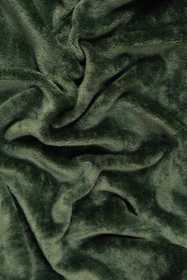 Deka mikroflanel SLEEP WELL®150x200cm, jednobarevná, lesní zelená