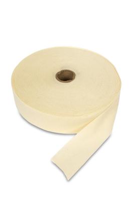 Lemovka velurová, počesaná, 100% polyester, šíře 5 cm - ecru