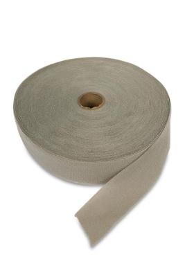 Lemovka velurová, počesaná, 100% polyester, šíře 5 cm - sv. šedá