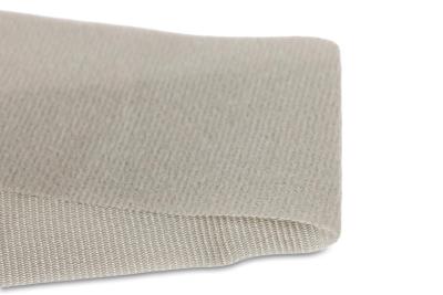 Lemovka velurová, počesaná, 100% polyester, šíře 5 cm - sv. šedá