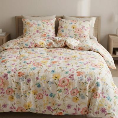 Mušelínové povlečení Jarní nálada, digitální tisk