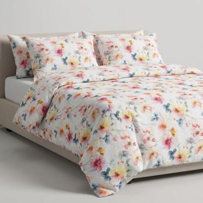Mušelínové povlečení KVĚTY, digitální tisk