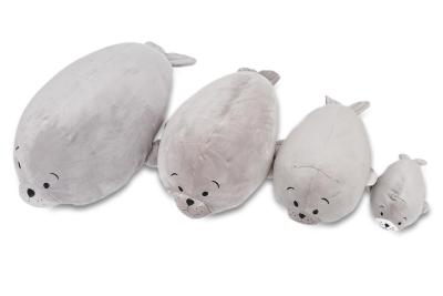 Plyšák - polštářek mikrospandex 25cm - TULEŇ bílý