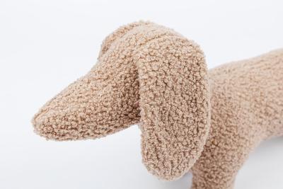 Polštářek/plyšák jezevčík béžový, buklé