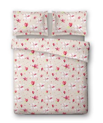 Povlečení bavlněný satén sleepwell MAGNOLIE - 70x90 cm + 140x200 cm, kolekce 2025