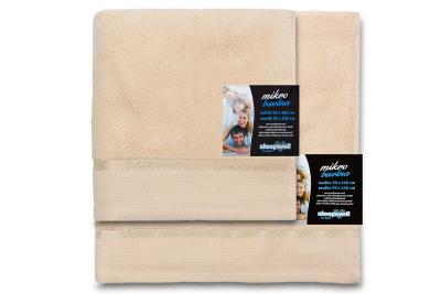 Ručník mikrobavlna SLEEP WELL® - 50x100 cm - BÉŽOVÁ