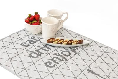 Utěrky žakárové extra savé 50x70cm 3ks - EAT, DRINK, ENJOY