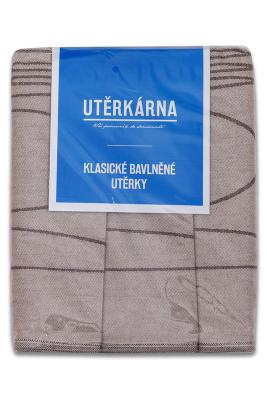 Utěrky žakárové extra savé 50x70cm 3ks - PROSTŘENO