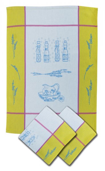 Náhled Utěrky žakárové extra savé 50x70cm 3ks - VINTAGE KHAKI