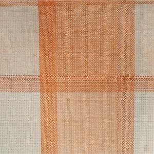 UBRUSOVINA PVC s textilním podkladem/PVC ubrus - vzor plátno oranžové