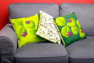 Povlak na polštářek Sleep Well® 40x40cm fototisk - BERUŠKY TMAVĚ ZELENÁ