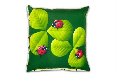 Povlak na polštářek Sleep Well® 40x40cm fototisk - BERUŠKY TMAVĚ ZELENÁ