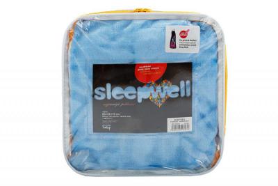 Prostěradlo z mikroflanelu SLEEP WELL® - do dětské postýlky 60x120 cm - MODRÉ