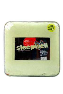 Náhled Povlečení mikroflanel SLEEP WELL® 70x90 cm + 140x200 cm - PISTÁCIE