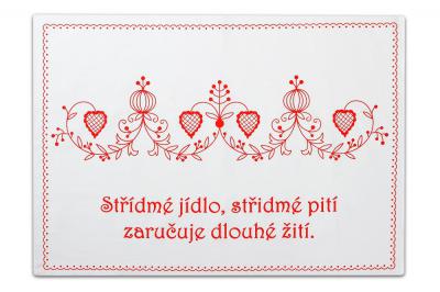 Náhled Staročeská utěrka 100% bavlna Střídmé jídlo... 50x70cm