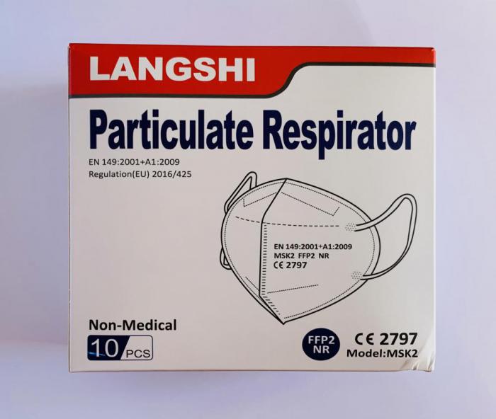 RESPIRÁTOR FFP2/10 kusů
