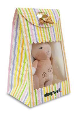 Dárkový set pro nejmenší SLEEP WELL® - KRÁLÍČEK (deka+hračka)