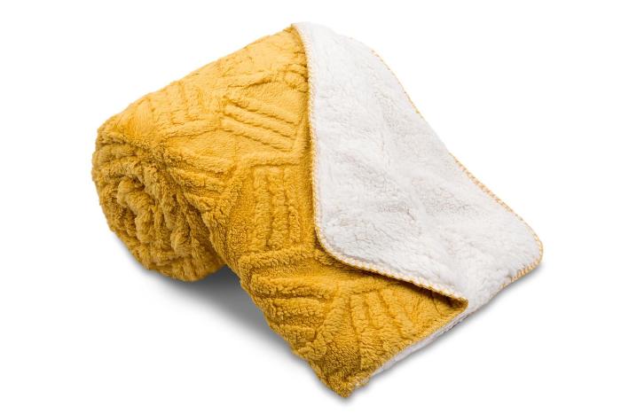 Deka OVEČKA® - LINKY 150x200 cm – OKROVÁ, poslední 2 kusy skladem