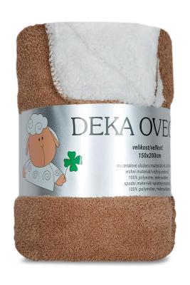 Deka OVEČKA® - COZY 150x200 cm – ČOKOLÁDOVÁ