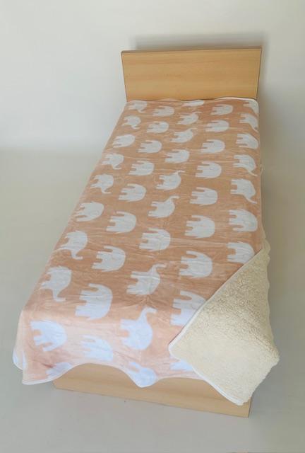 Deka OVEČKA® - mikroflanel tisk 140x200 cm, sloni