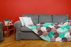 Náhled Deka z mikrovlákna SLEEP WELL® tisk 150x200cm - KIKKO MINT