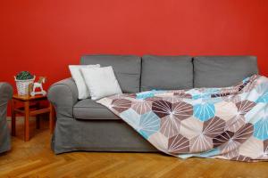 Náhled Deka z mikrovlákna SLEEP WELL® tisk 150x200cm - KIKKO MODRÁ