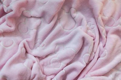 Dětská deka mikroplyš svítící ve tmě, 150x200cm - Mickey Mouse, růžová