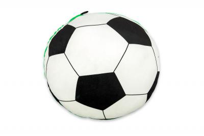 Fotbalový míč s ukrytou píšťalkou - polštářek, průměr 30 cm