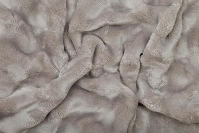 Luxusní deka mikroflanel/mikroplyš STELLA - 150x200 cm, design obláčky sv. šedá