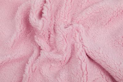 Náhled Metráž mikroplyš BERÁNEK, světle růžová, šíře 160 cm