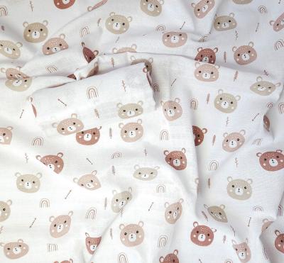 Náhled Mušelínové pleny v dárkové sadě, hnědé, 70x70 cm