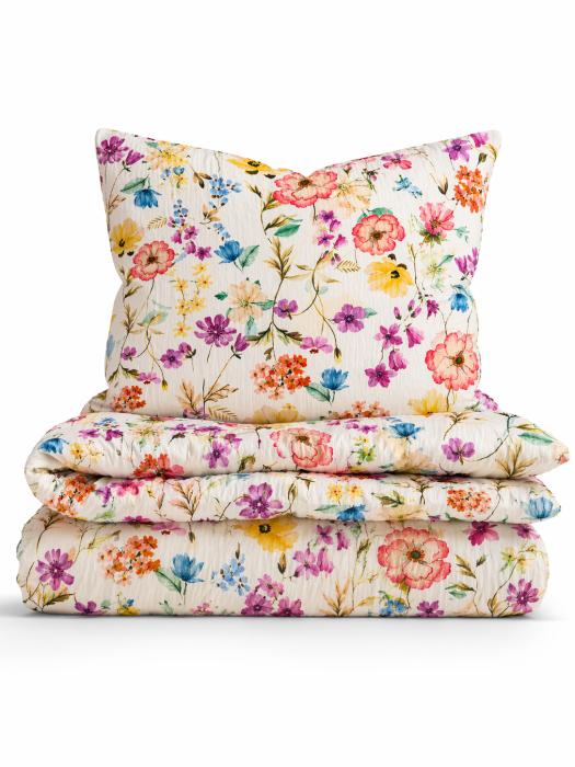 Mušelínové povlečení Jarní nálada, digitální tisk