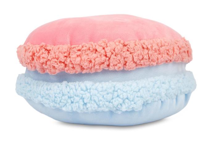 POLŠTÁŘEK MIKROSPANDEX MAKRONKA, 30 cm - růžovomodrá