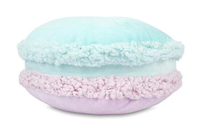 POLŠTÁŘEK MIKROSPANDEX MAKRONKA, 30 cm - fialovomentolový
