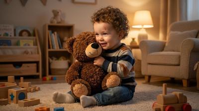 Náhled Plyšák - MEDVĚD TMAVĚ HNĚDÝ, 35 cm