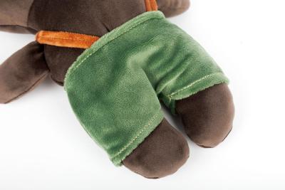 Plyšák - mikrospandex 25cm, medvídek v zelených kalhotách