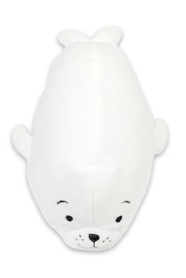 Náhled Plyšák - polštářek mikrospandex 25cm - TULEŇ bílý