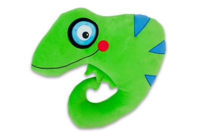 Náhled Plyšák - polštářek mikrospandex 35cm - CHAMELEON