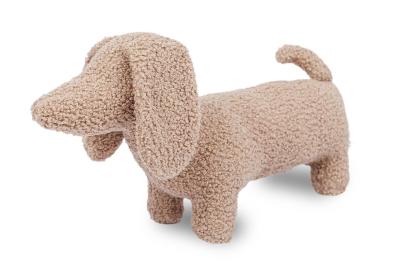 Náhled Polštářek/plyšák jezevčík béžový, buklé