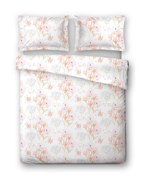 Povlečení bavlněný satén sleepwell SVĚŽÍ RÁNO - 70x90 cm + 140x200 cm, kolekce 2025