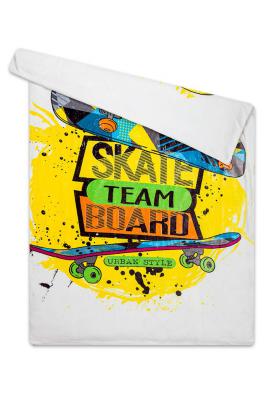 Povlečení mikroflanel SKATE - 70x90 cm + 140x200 cm