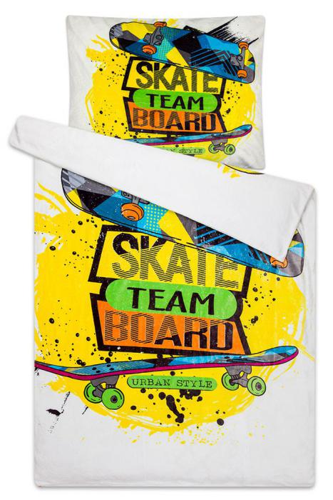 Povlečení mikroflanel SKATE - 70x90 cm + 140x200 cm