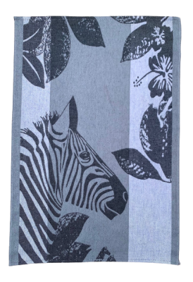 Náhled Utěrky žakárové extra savé 50x70cm 3ks - ZEBRA ZOO