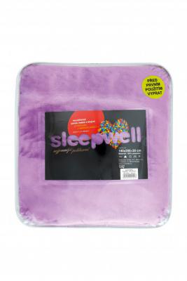 Prostěradlo mikroflanel SLEEP WELL® - 180x200cm - lila